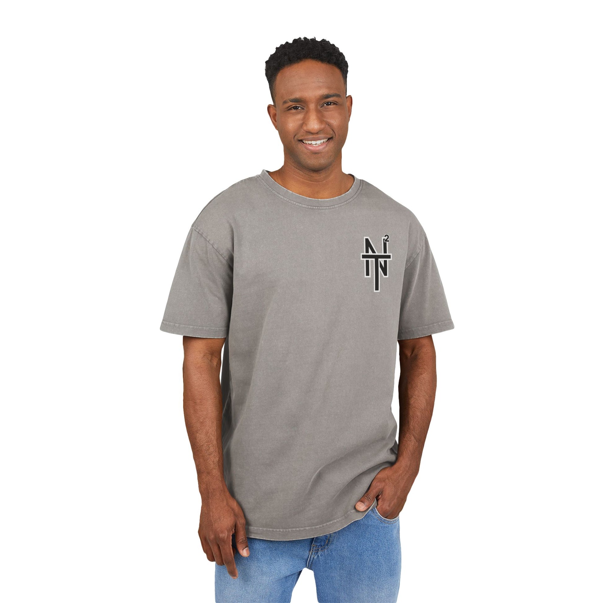 NT2 Oversize Acid Wash Tee — NT2 Minimal Logo